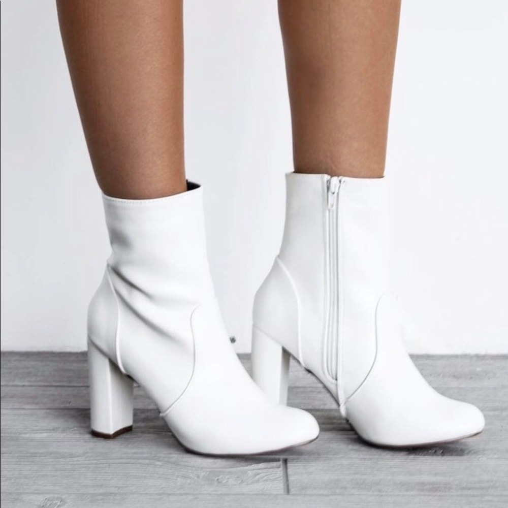 White Booties